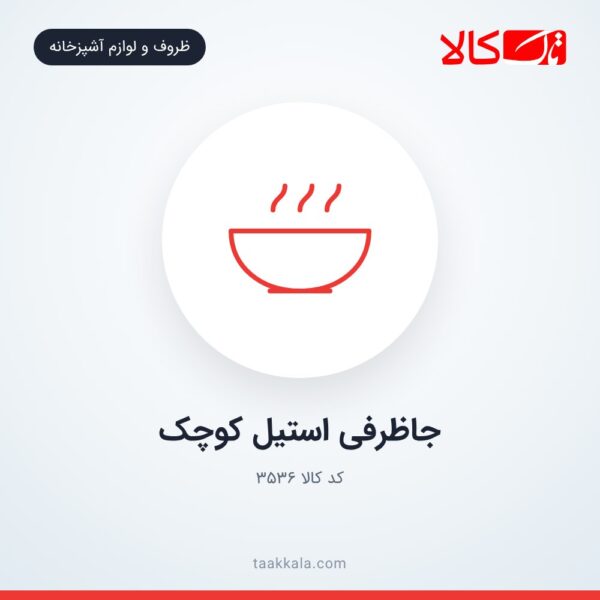 جاظرفی استیل کوچک